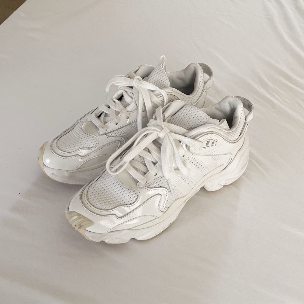 adidas women’s white magmur runner sneakers